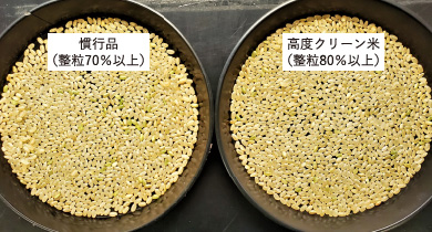 高精度な調製で最高品質のお米を